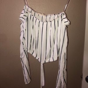 L.A hearts off the shoulder top